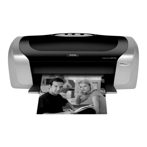 Epson Stylus C87 Plus Guía De Referencia Rápida
