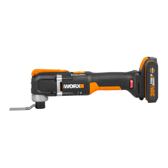 Worx Sonicrafter WX696 Manuales