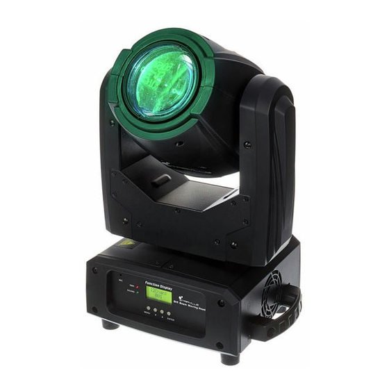 thomann Stairville B1R Beam Manual De Instrucciones