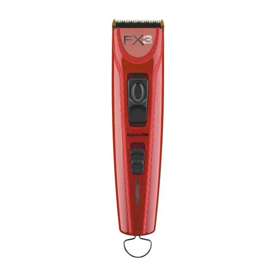 BaByliss PRO FXX3C Manuales