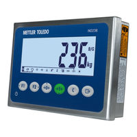 Mettler Toledo IND231 Guía Rápida