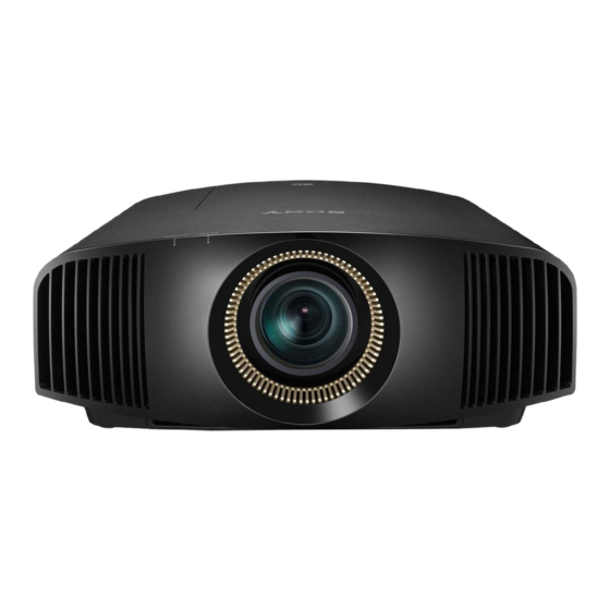 Sony VPL-VW500ES Manual De Instrucciones