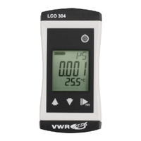 VWR LCO304 Instrucciones De Servicio