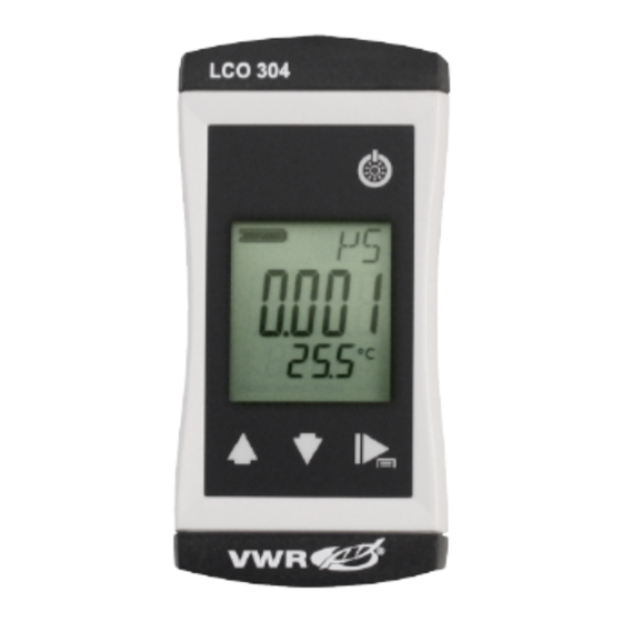 VWR LCO304 Instrucciones De Servicio