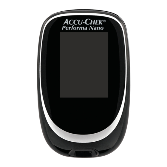 Accu-Chek Performa Nano Instrucciones De Uso