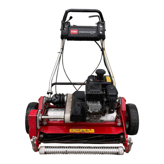 Toro Greensmaster 1000 Manual Del Operador