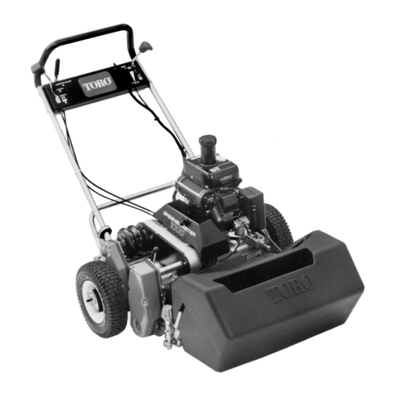 Toro GREENSMASTER 1000 Manual Del Operario