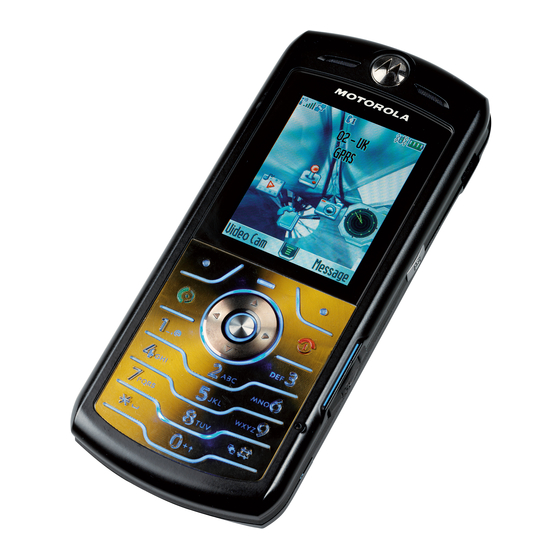 Motorola SLVR L7 Manual De Usuario