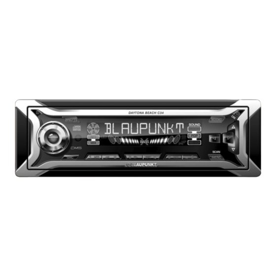 Blaupunkt Daytona Beach C34 Instrucciones De Manejo E Instalación