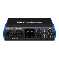 PRESONUS Studio 24c Manual Del Usuario