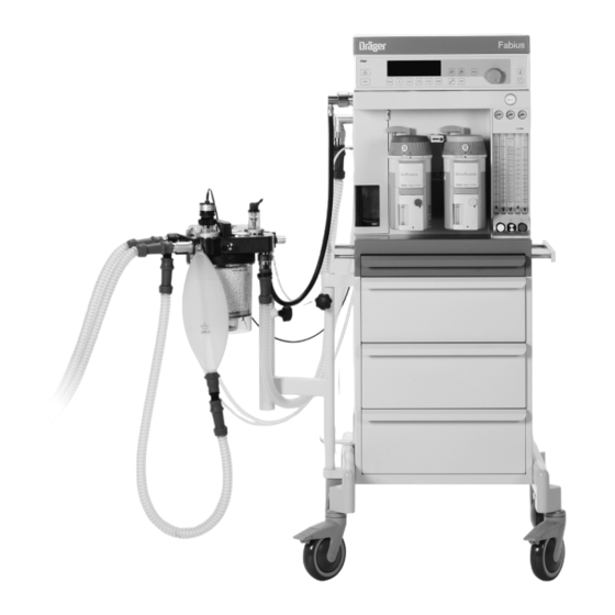 Dräger Medical Fabius-CE Instrucciones De Uso