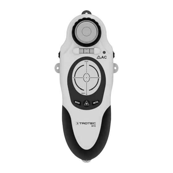 Trotec BI15 Manual De Instrucciones