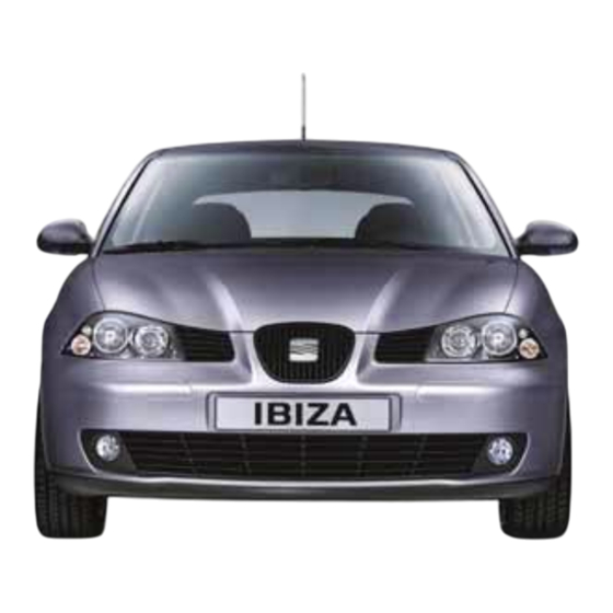 Seat IBIZA Manual De Instrucciones