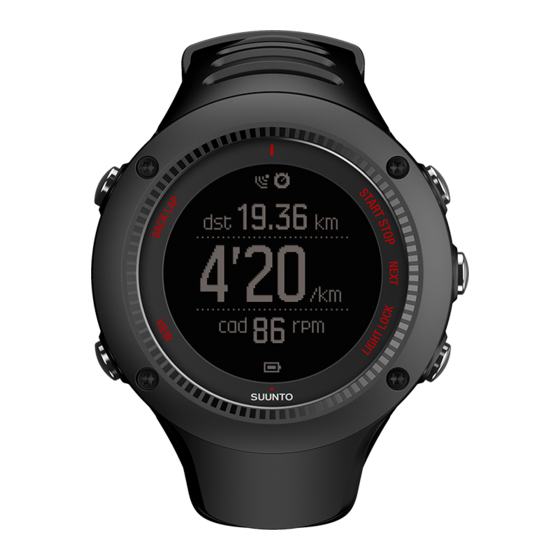 Suunto AMBIT3 RUN 2.0 Guia Del Usuario