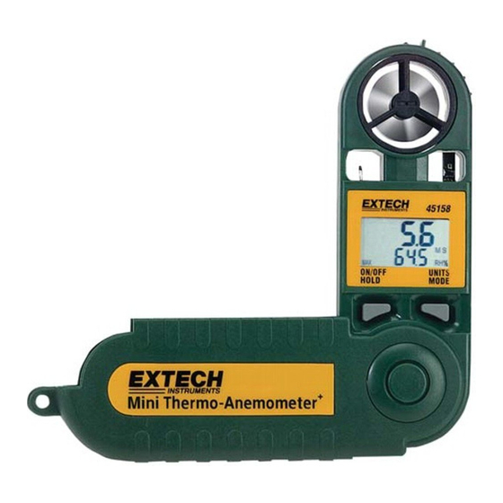 Extech Instruments 45158 Manual Del Usuario