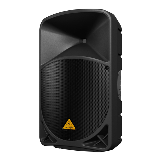 Behringer EUROLIVE B115W Manual Del Usuario