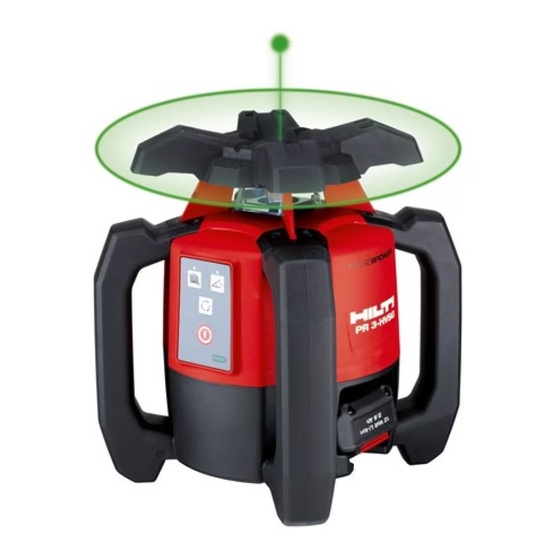 Hilti PR 3-HVSG A12 Manual De Instrucciones Original