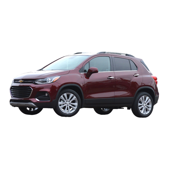 Chevrolet TRAX 2017 Manuales