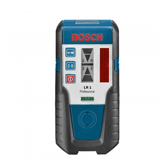 Bosch LR Professional 1 Manuales