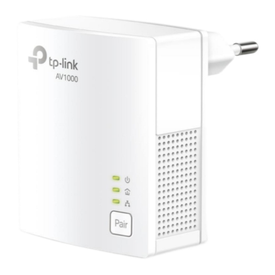 TP-Link Powerline AV1000 Guia Del Usuario