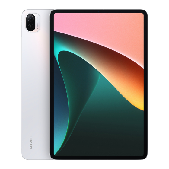 Xiaomi Pad 5 Guia De Inicio Rapido