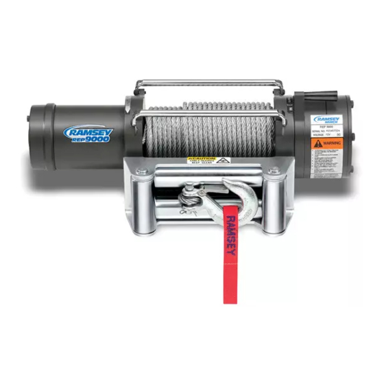 RAMSEY WINCH REP 8000 Manuales