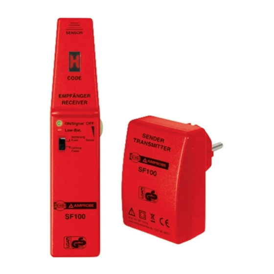 Beha-Amprobe SF100 Manuales