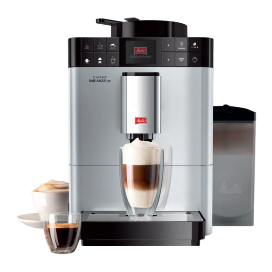 melitta VARIANZA CSP Manuales