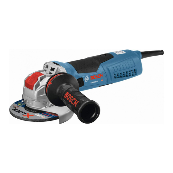 Bosch GWX13-50 Instrucciones De Funcionamiento Y Seguridad