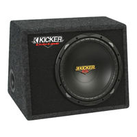 Kicker VES12 Manual Del Propietário