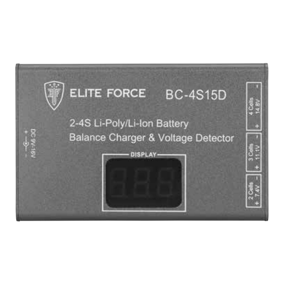 Elite Force BC-4S15D Manual De Instrucciones