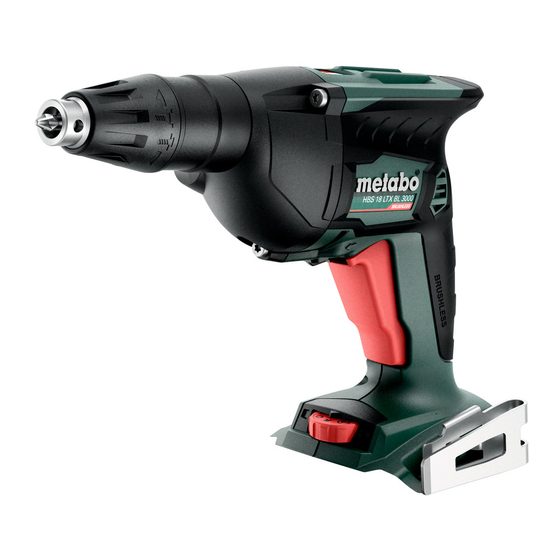 Metabo HBS 18 LTX BL 3000 Manual Del Usuario