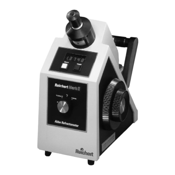 Reichert Abbe Mark II Manual De Instrucciones