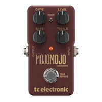 TC Electronic MOJO MOJO OVERDRIVE Guia De Inicio Rapido