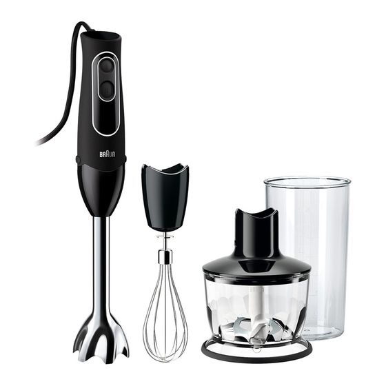 Braun Multiquick 5 MQ 500 Manual De Instrucciones