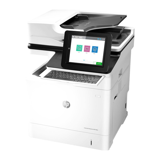 HP LaserJet Enterprise MFP M631dn Guia De Instalacion