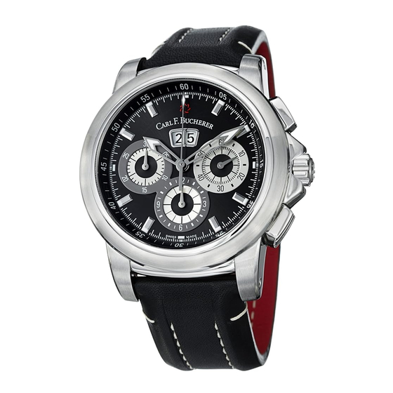 Carl F. Bucherer Patravi chronodate Guia De Inicio Rapido