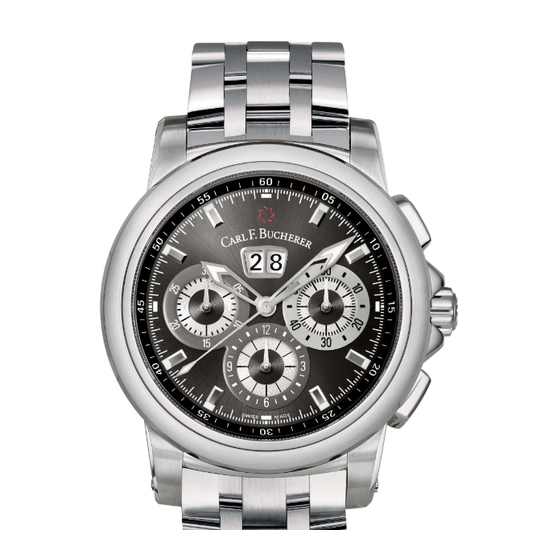 Carl F. Bucherer PATRAVI CHRONODATE Manual Del Usuario