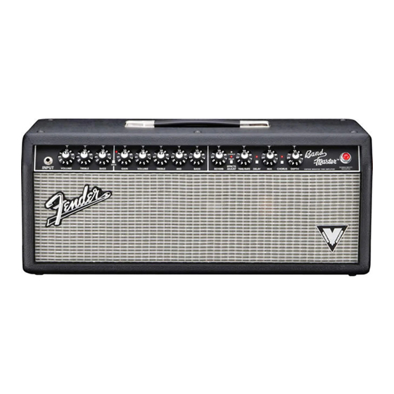 Fender Band-Master & Deluxe Instrucciones De Funcionamiento