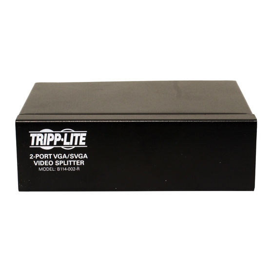 Tripp-Lite B114-004-R Manuales