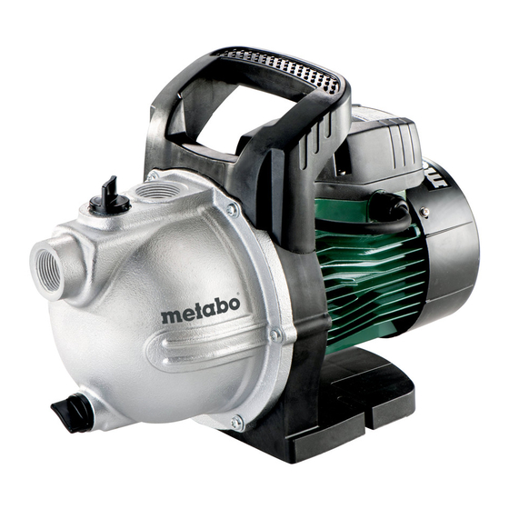 Metabo P 2000 G Manual Original