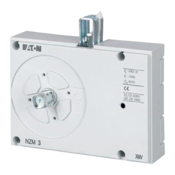 Eaton NZM1-XMV Instrucciones De Montaje