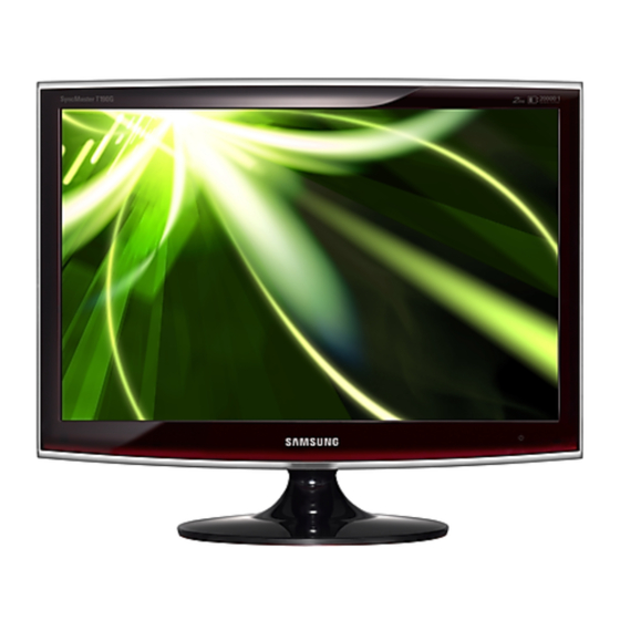 Samsung SyncMaster T190 Manual Del Usuario