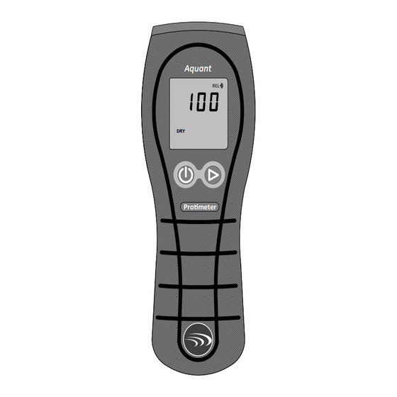 Protimeter Aquant Manual De Instrucciones