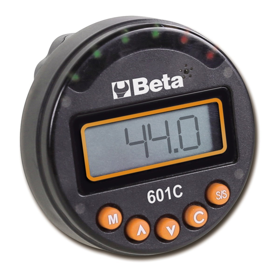 Beta 601C Manual De Uso E Instrucciones
