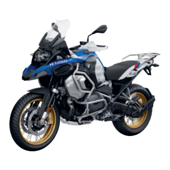 BMW Motorrad R 1250 GS Adventure Manual De Instrucciones