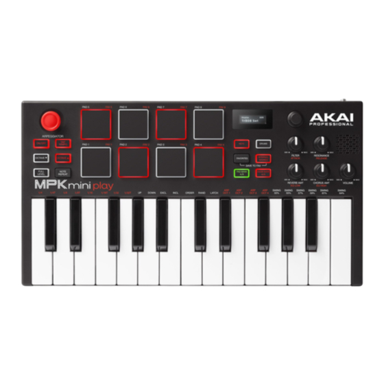 Akai MPK Mini Play Guia Del Usuario