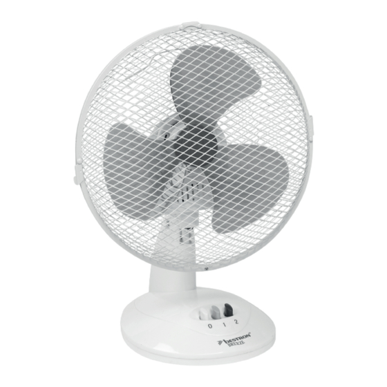 Bestron SUMMER BREEZE DDF27W Manual De Instrucciones