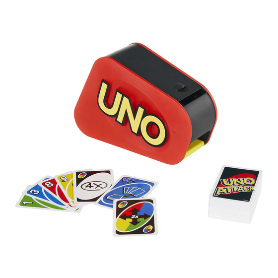 Mattel UNO ATTACK Manual Del Usuario