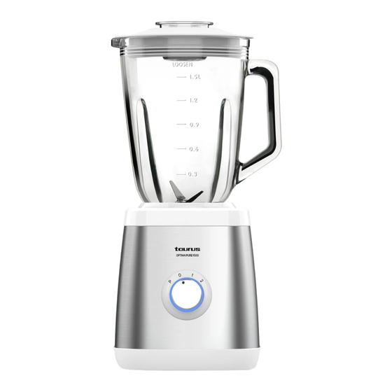 Taurus OPTIMA PURE 1500 Instrucciones De Uso